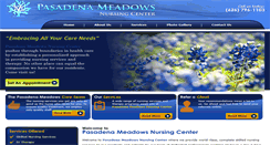 Desktop Screenshot of pasadenameadows.com