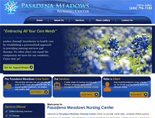 Tablet Screenshot of pasadenameadows.com